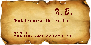 Nedelkovics Brigitta névjegykártya